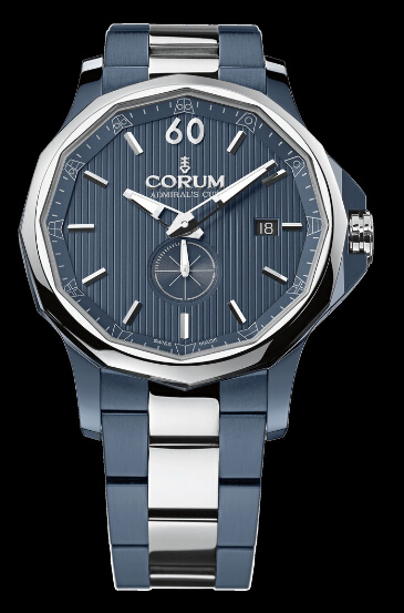 Corum Admiral's Cup Legend 42 Blue PVD Steel and Steel watch REF: 395.101.30/V705 AB10 Review
